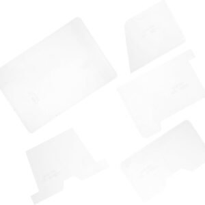 Uonlytech 1 Set Leather Patterns Template for DIY Passport Holder and Card Holder Crafting Durable Stencils for Unique Designs Easy to Use for Handmade Leather Goods