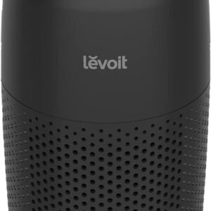 LEVOIT Air Purifiers for Bedroom Home, 3-in-1 Filter Cleaner with Fragrance Sponge for Better Sleep, Filters Smoke, Allergies, Pet Dander, Odor, Dust, Office, Desktop, Portable, Core Mini-P, Black