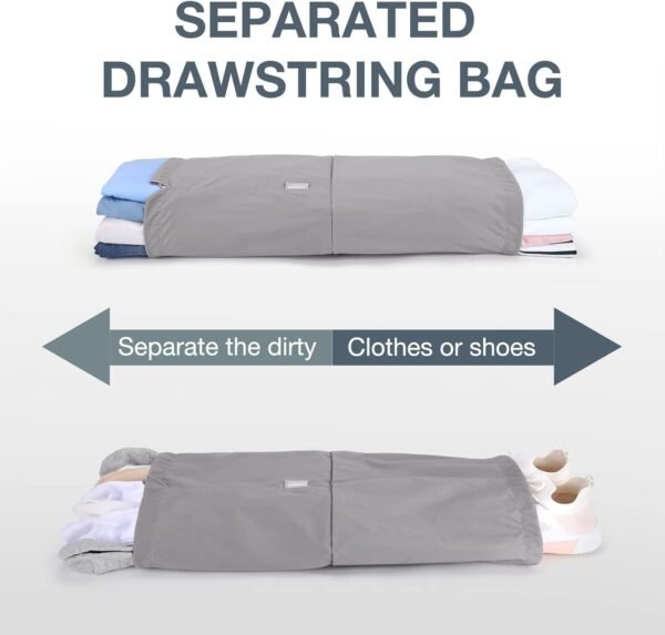 BAGSMART 6 Set Compression Packing Cubes - Lightweight Travel Essentials, Durable Luggage Organizer - Image 4