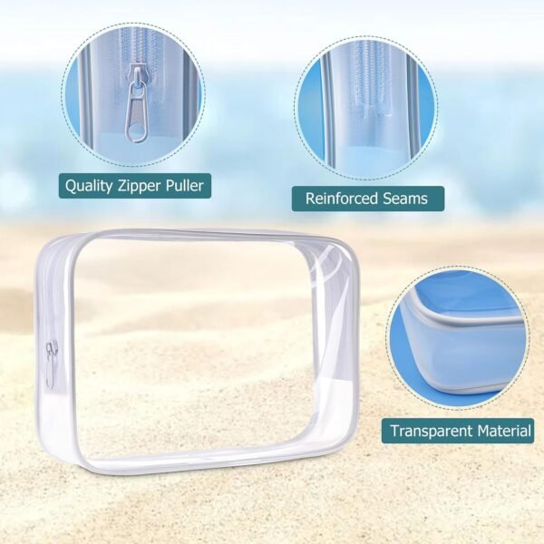 Cosywell Travel Bottles for Toiletries 4pcs 3.4oz Travel Shampoo and Conditioner Bottles TSA Approved Travel Size Containers Leak Proof Small Plastic Squeeze Bottles with Flip Cap - Image 5