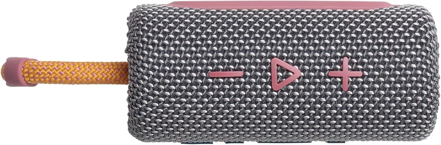 JBL Go 3 - Portable Mini Bluetooth Speaker, big audio and punchy bass, IP67 waterproof and dustproof, 5 hours of playtime, speaker for home, outdoor and travel (Grey) - Image 7