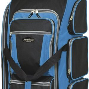 Travelers Club Xpedition 30 Inch Multi-Pocket Upright Rolling Duffel Bag