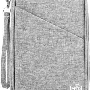 Passport Holder Family, Women Rfid Blocking Passport Wallet, Travel Essentials Premium Wallets, Waterproof Passport Holders Bag for Men Traveling, Travel Document Organizer Credit Cards Case