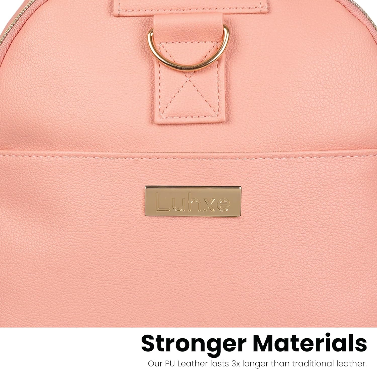 Luhxe Travel Convertible Carry On Garment Bag with Shoe Pouch & Detachable Shoulder Strap - Rose - Image 6